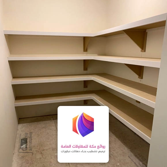 رفوف خشب ديكور مكة