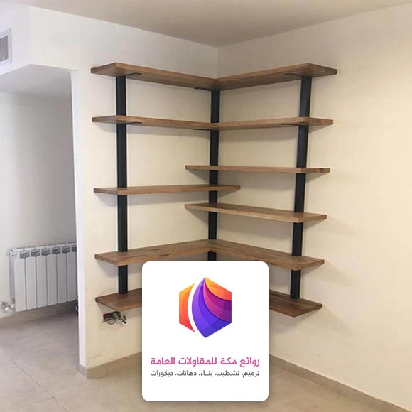 ديكورات ارفف للصاله