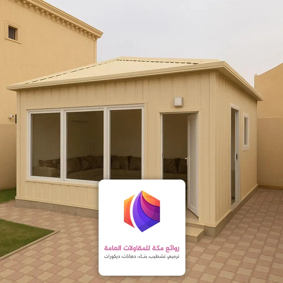 بناء ملحق ساندوتش بانل بجدة