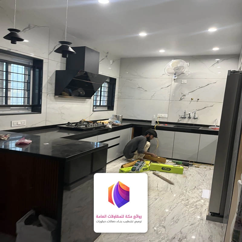 ترميم بلاط مطبخ جدة